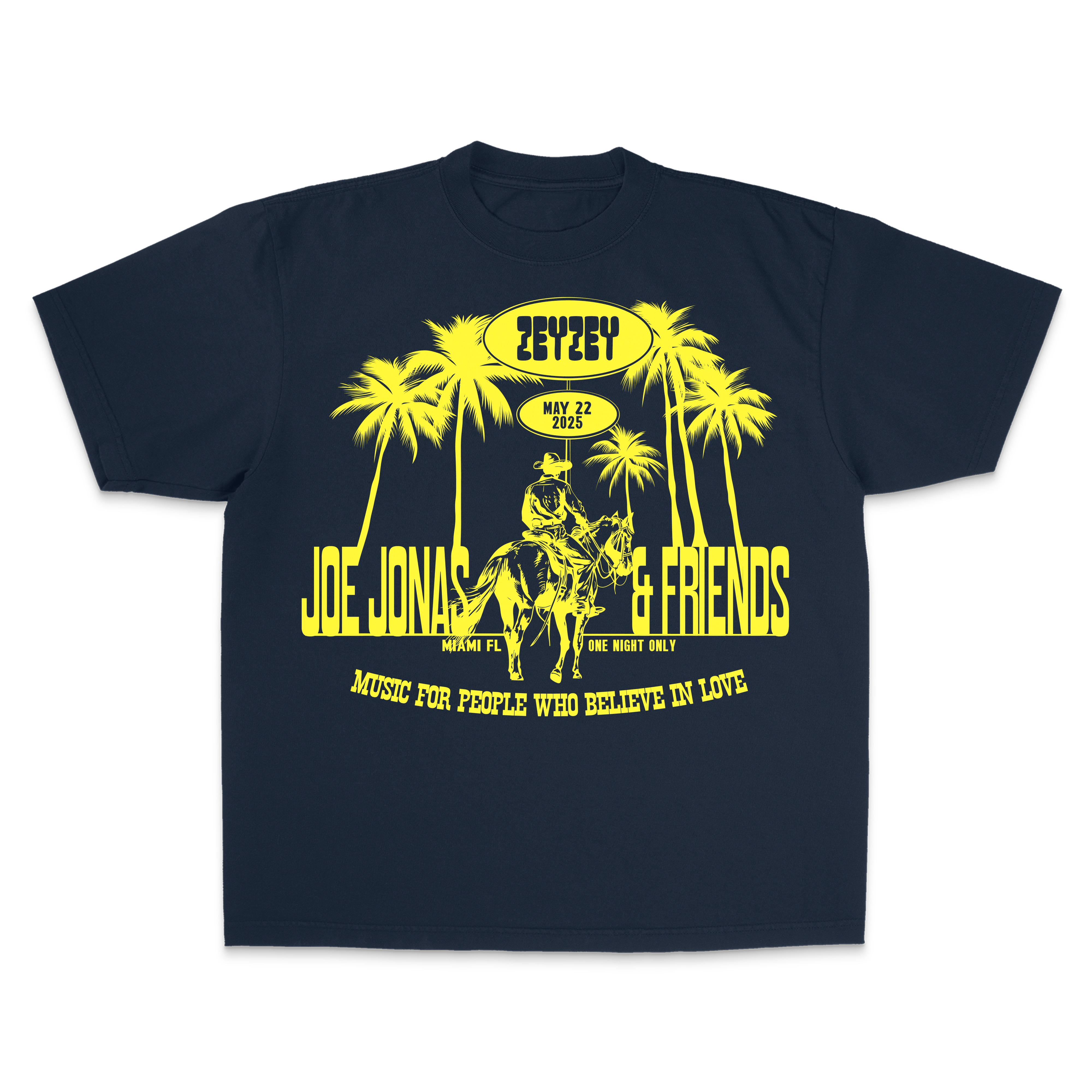 Miami Navy Tee – Joe Jonas Official