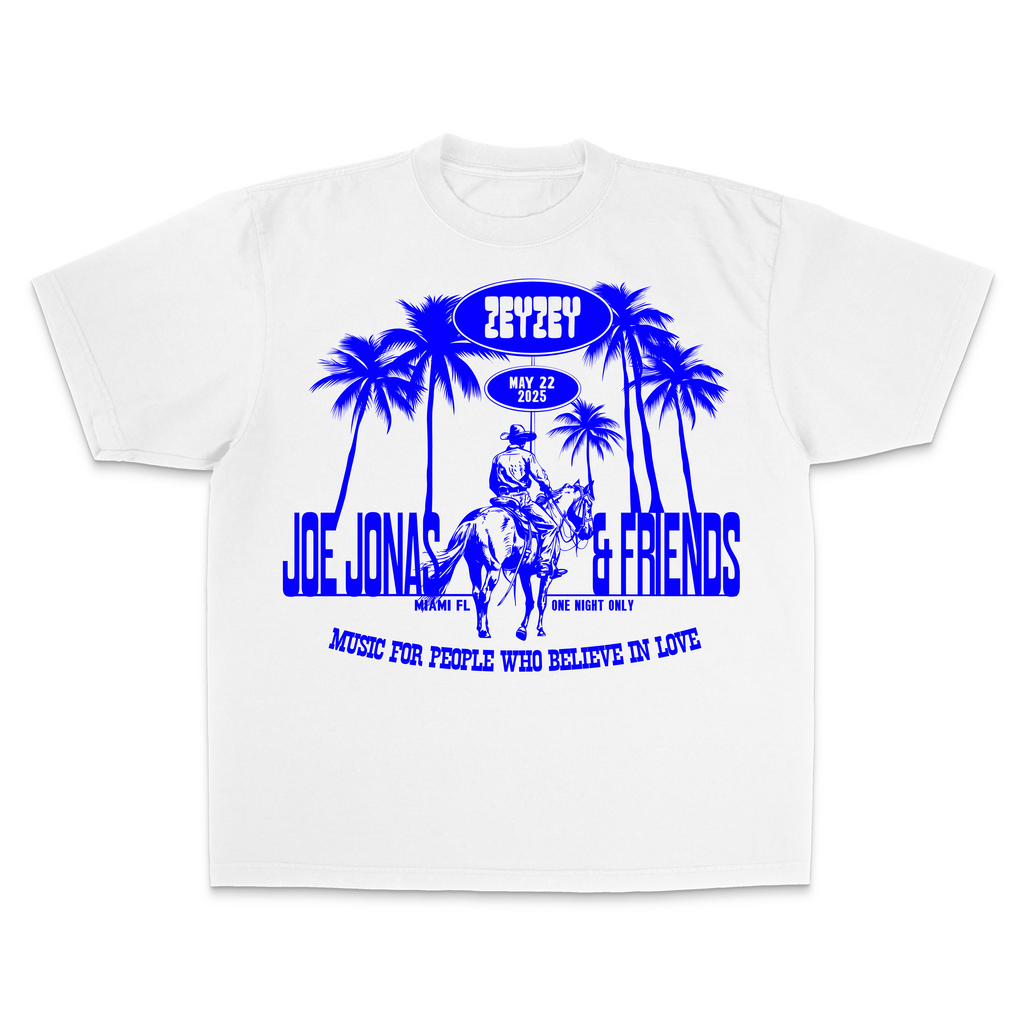 Miami White Tee – Joe Jonas Official