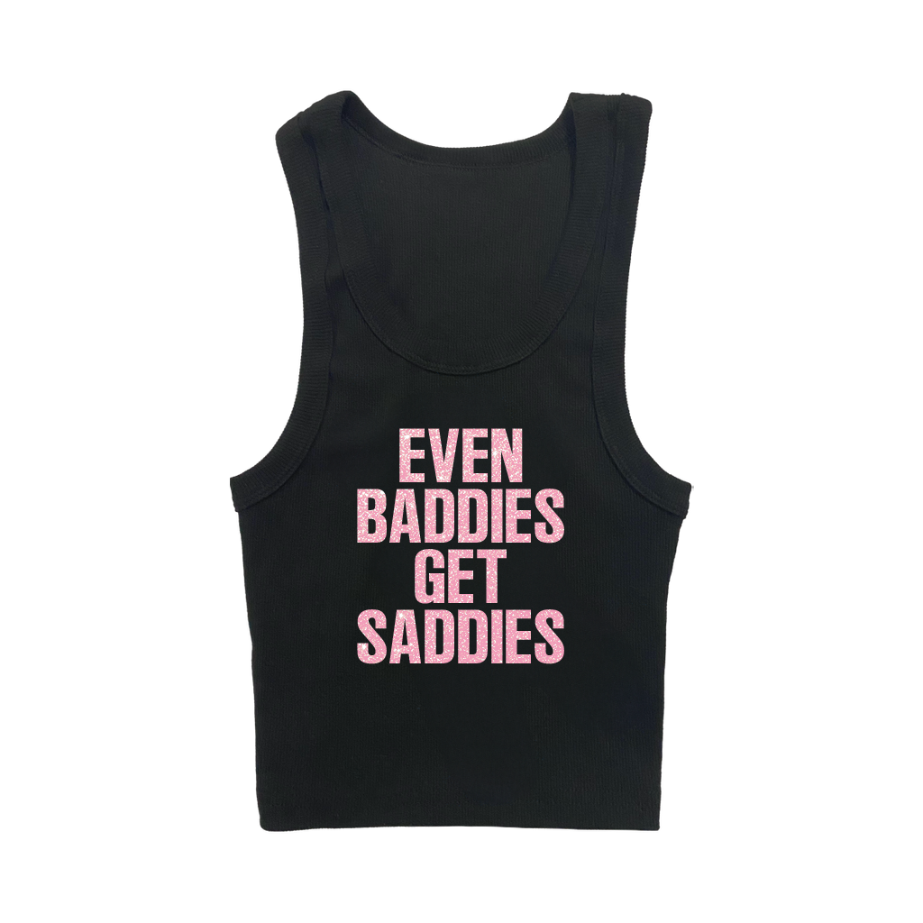 EVEN BADDIES GET SADDIES ™ Tank Top - Black – Joe Jonas Official
