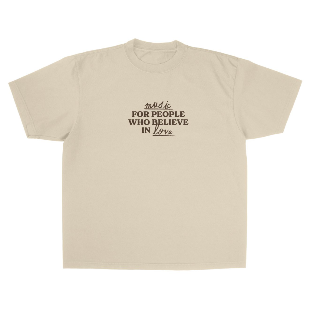 Music For People Who Believe In Love Tee - Cream – Joe Jonas Official